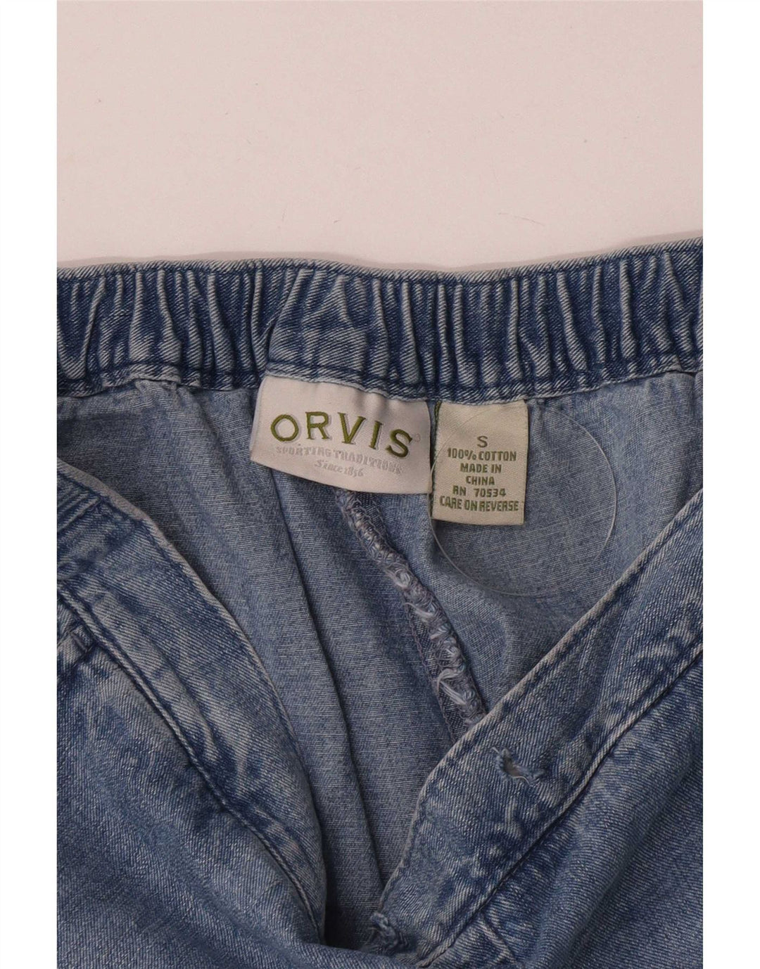 Orvis Damskie Regularne Proste Dżinsy Małe W32 L25 Niebieskie Bawełniane
