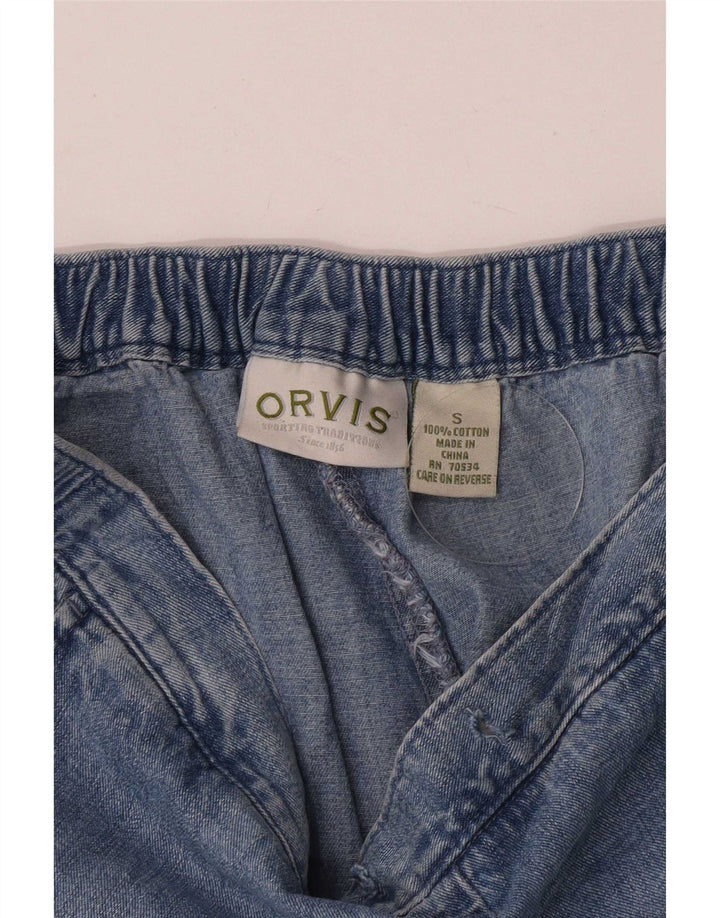 Orvis Damskie Regularne Proste Dżinsy Małe W32 L25 Niebieskie Bawełniane