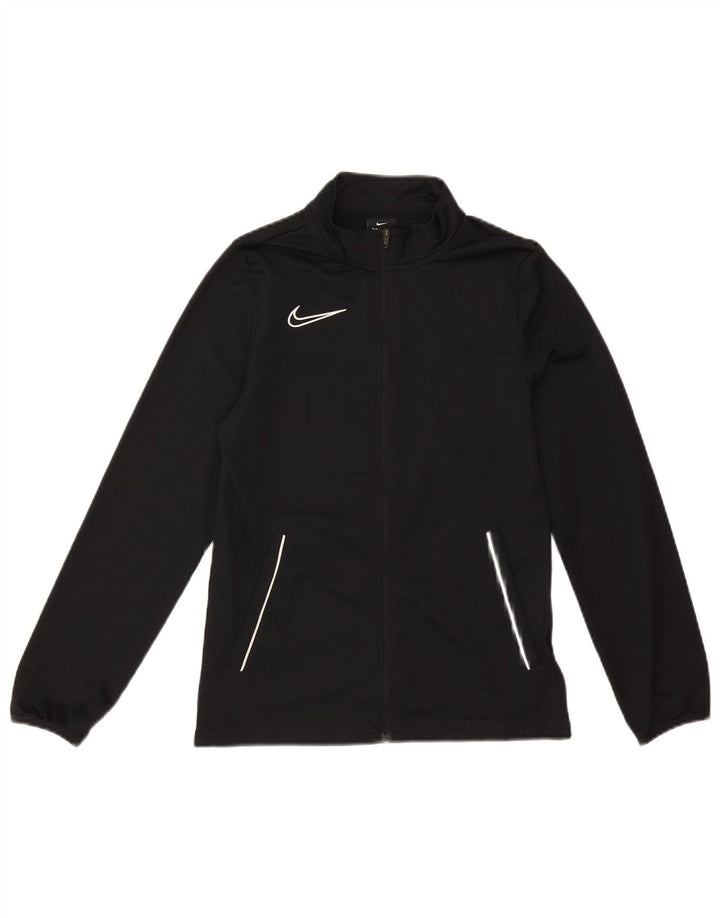 Chłopięca kurtka dresowa Nike na 12-13 lat, duża, czarna, poliestrowa