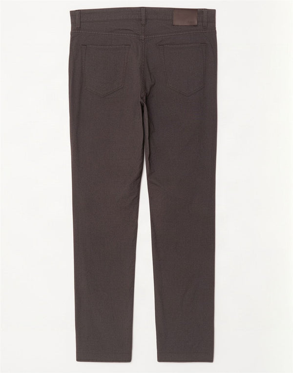 Męskie spodnie typu slim casual Hugo Boss W35 L34 Szara bawełna