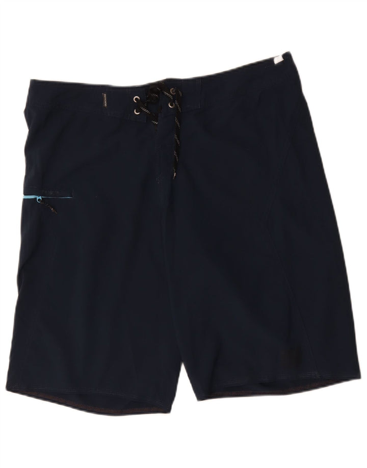 Męskie spodenki kąpielowe Quiksilver, duże, granatowe, poliestrowe