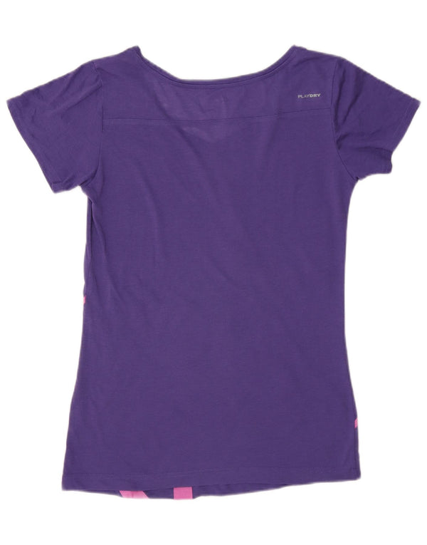 Damska koszulka Reebok Regular Graphic Top UK 8/10 Small Purple