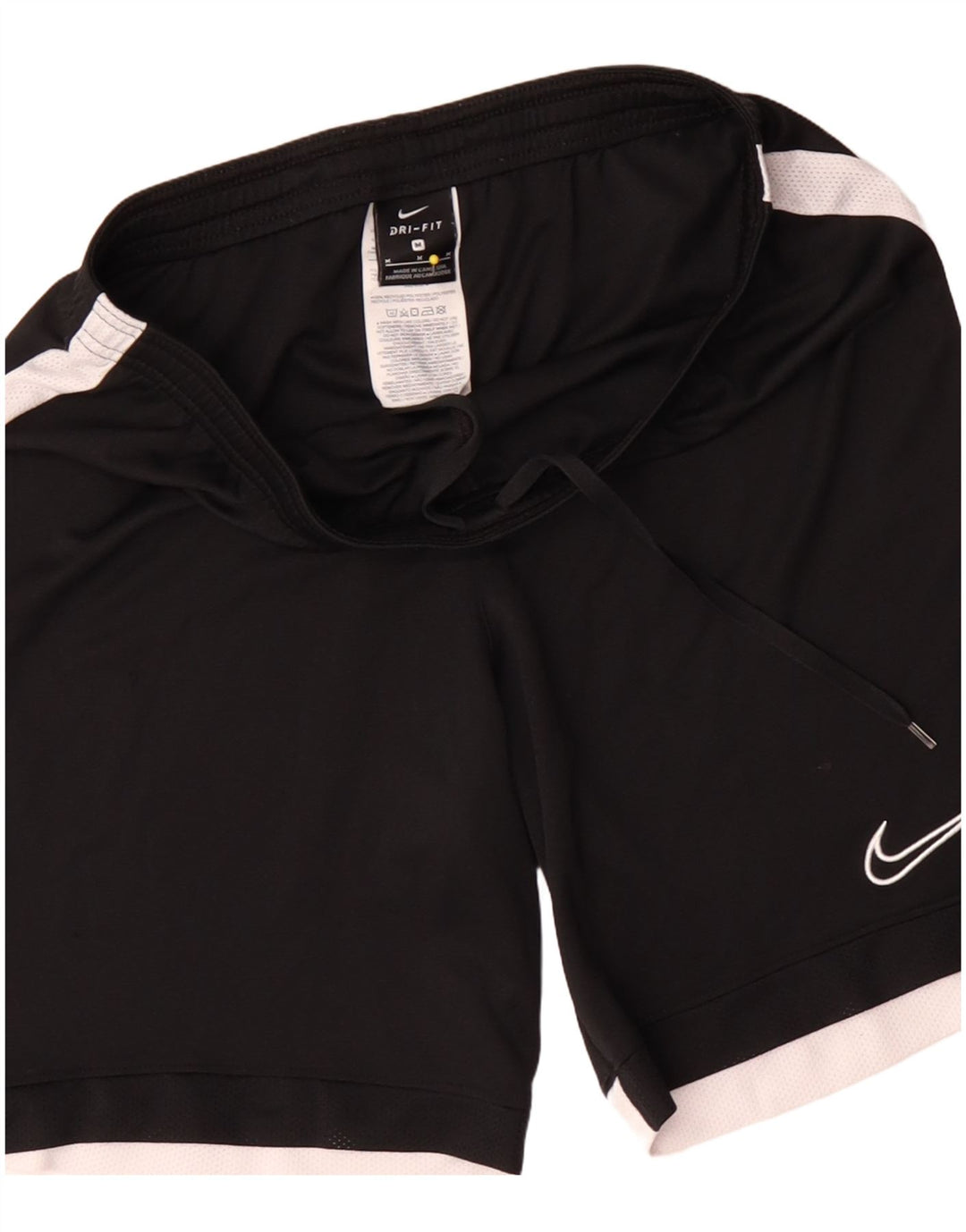Damskie spodenki sportowe Nike Dri Fit UK 14, poliester w kolorze średniej czerni