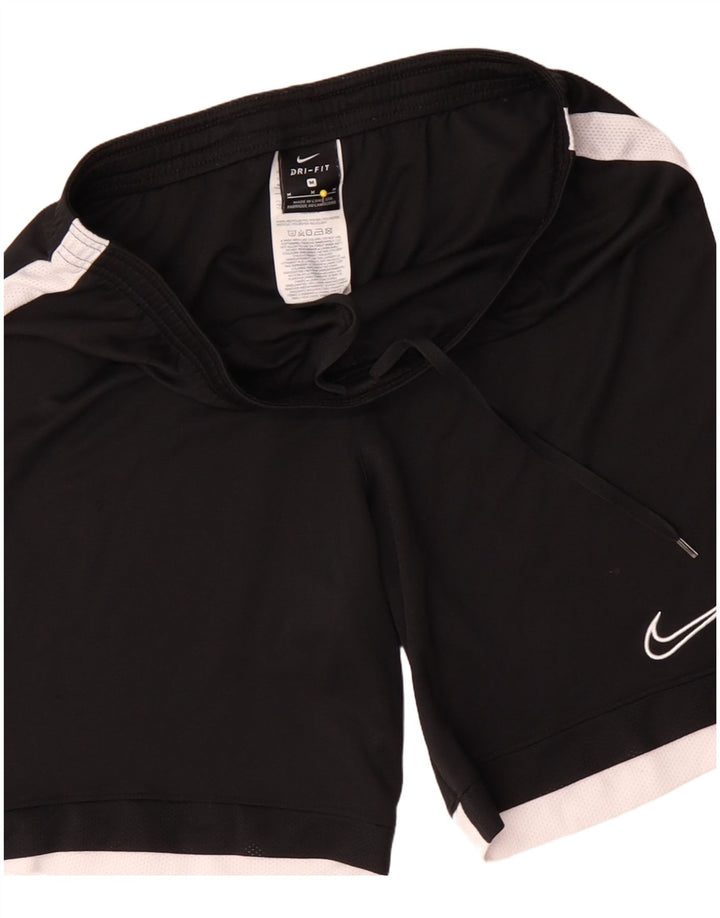 Damskie spodenki sportowe Nike Dri Fit UK 14, poliester w kolorze średniej czerni