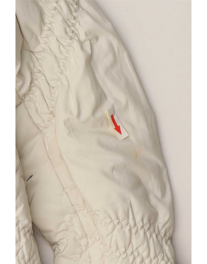 Trussardi Jeans Damska kurtka ocieplana IT 40 Small White Poliester