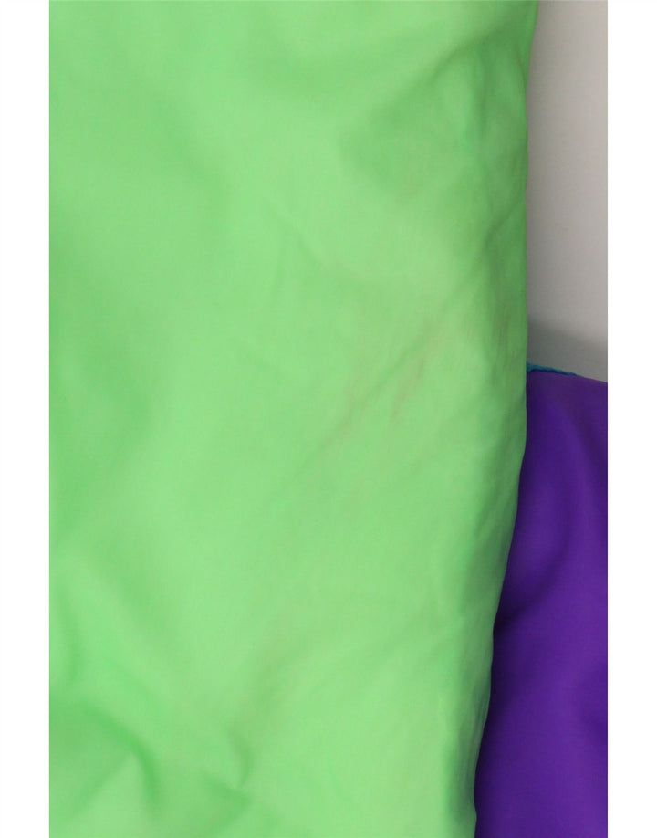 Męska kurtka narciarska Brugi UK 40, duży, fioletowy nylon z blokami kolorów