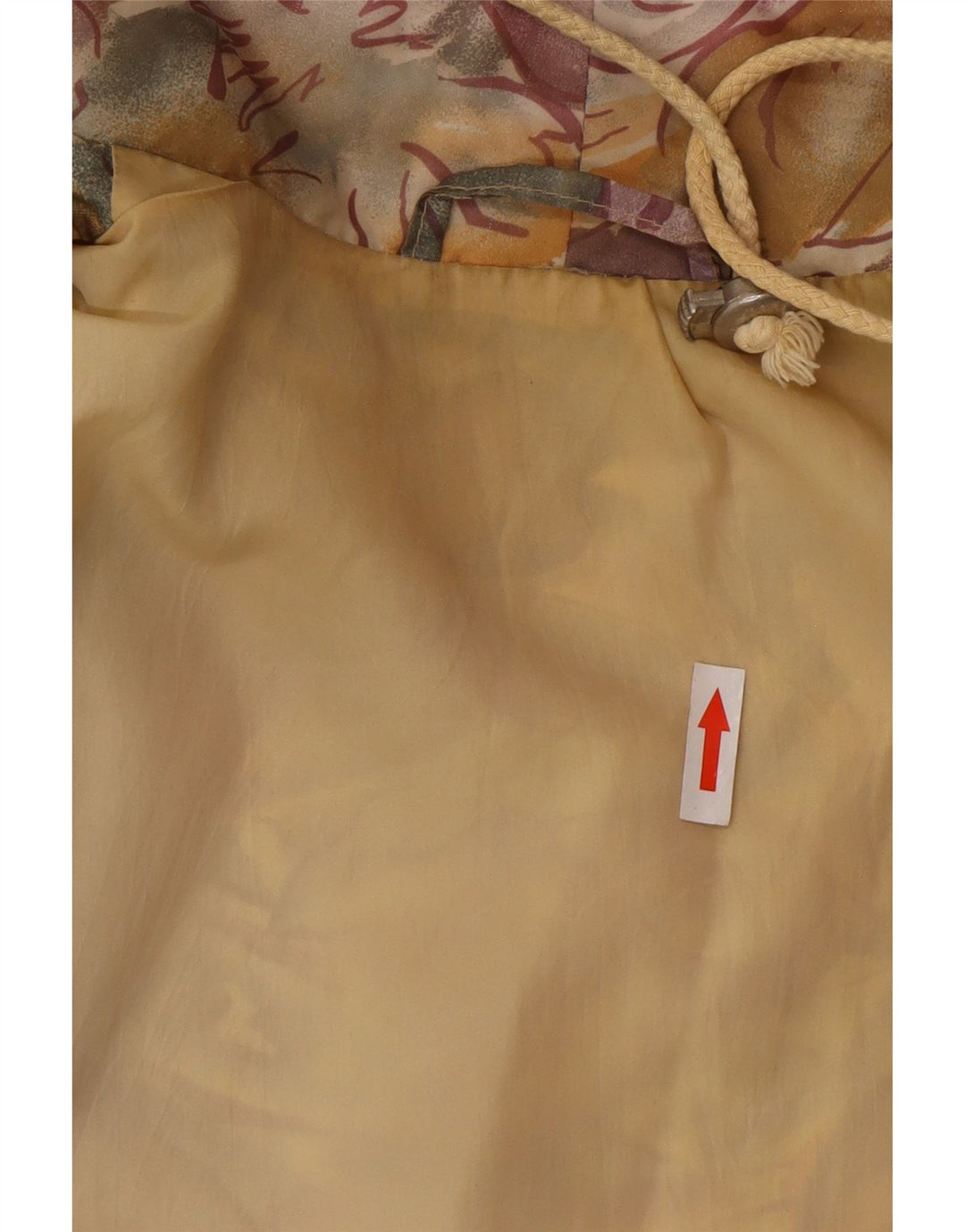 Damska kurtka wiatrówka Vintage UK 20 2XL wielobarwna w kwiaty