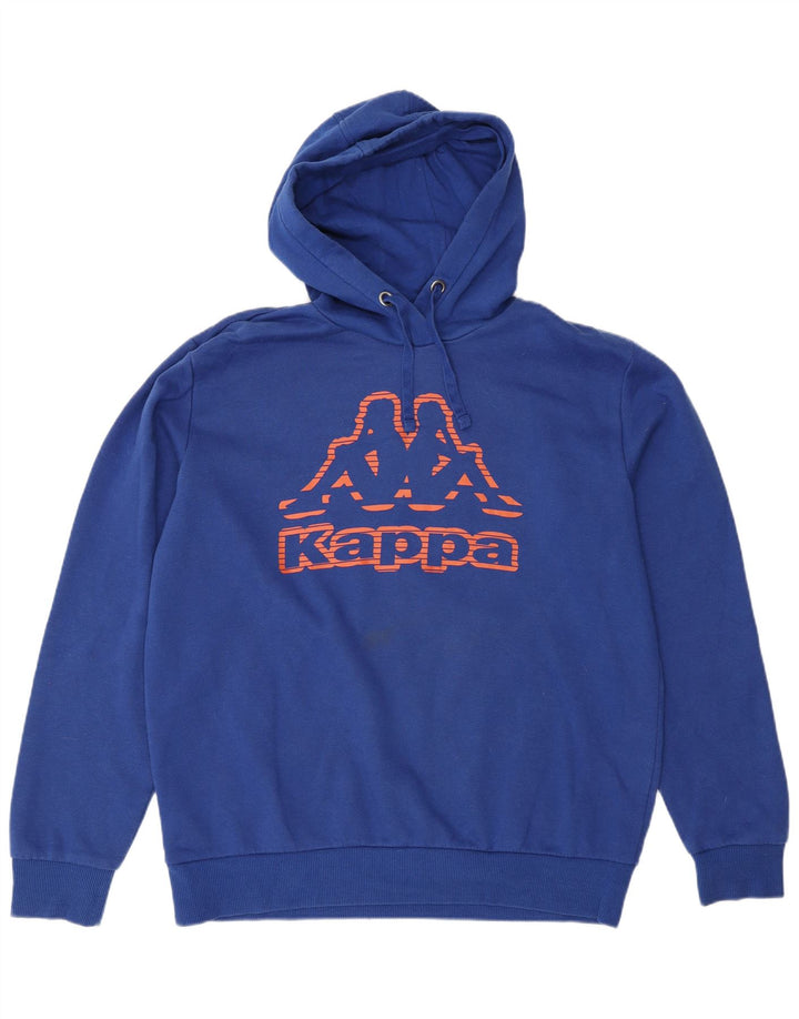 Męski sweter z kapturem Kappa, duży, niebieski