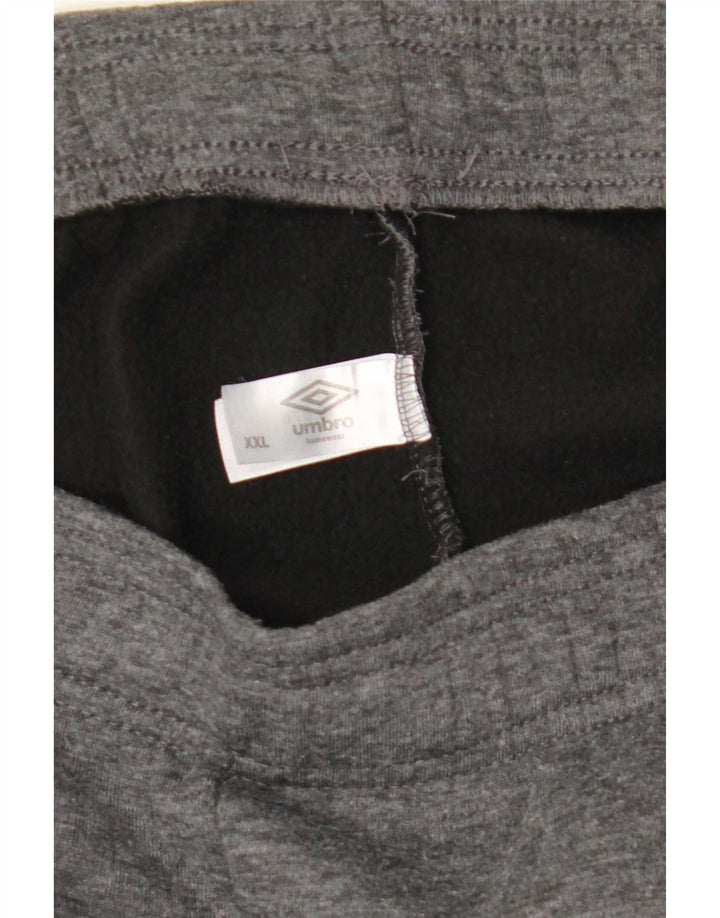 Męskie spodnie dresowe Umbro Joggers 2XL Szary, nakrapiany poliester