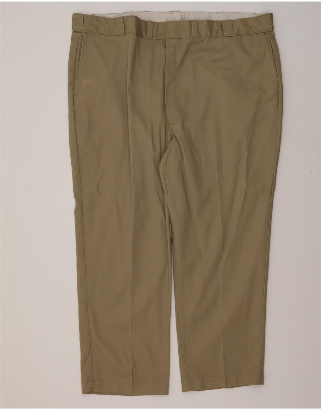 Męskie proste spodnie chino DICKIES W50 L30, bawełna khaki