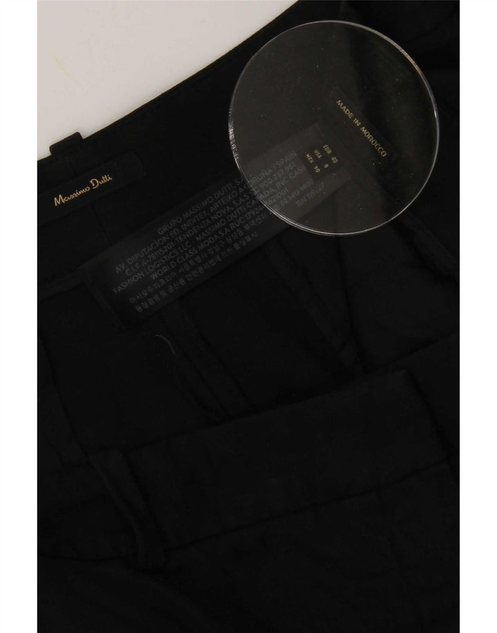 Spodnie damskie Massimo Dutti EU 40 Medium W30 L25 Czarne lniane