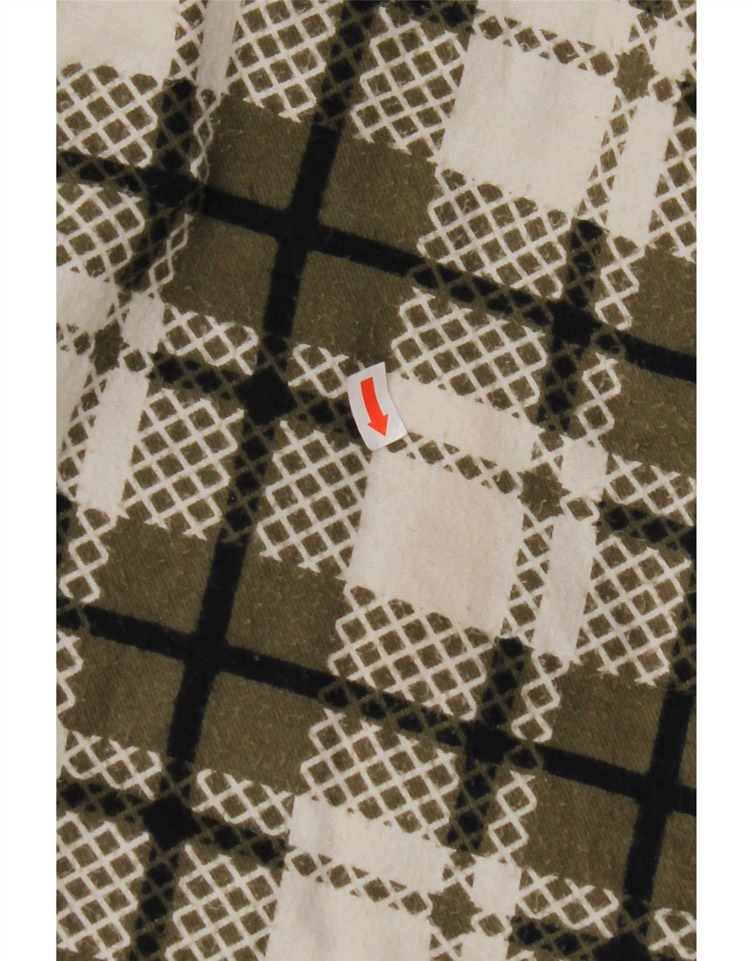 Kurtka damska Sherpa VINTAGE UK 16, duża, zielona krata