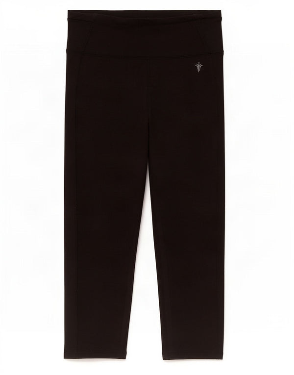 Damskie legginsy Capri Marks & Spencer UK 12, średni czarny poliester