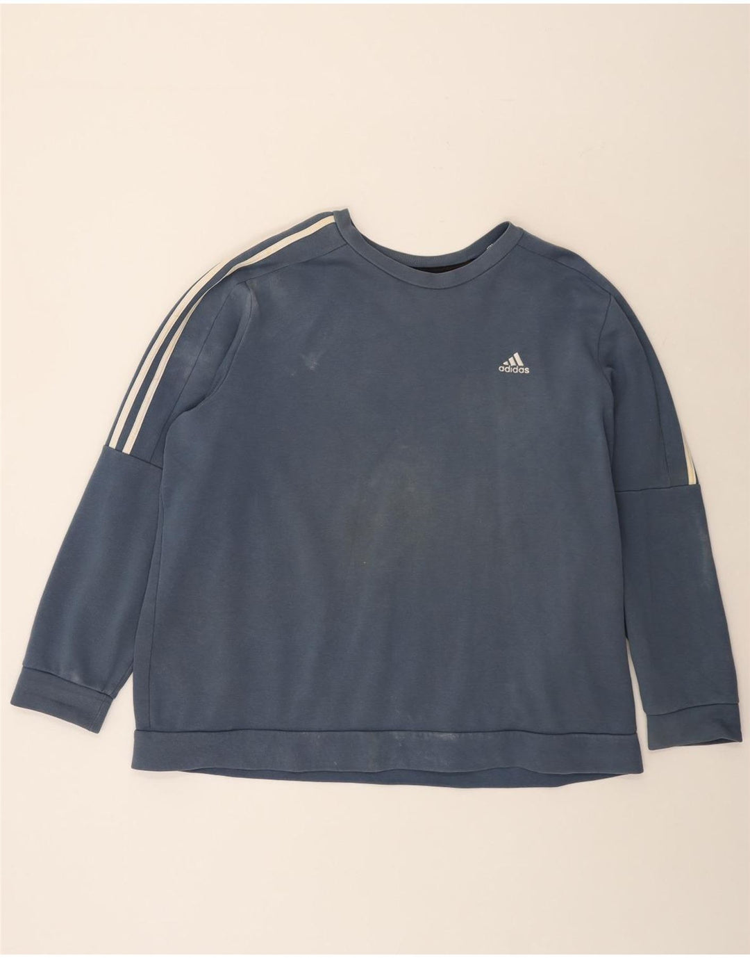 Adidas Męska Bluza Sweter 2XL Niebieska Bawełna