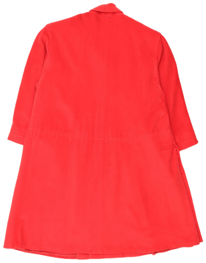 Damski płaszcz oversize Gianfranco Ferre IT 40 Small, czerwona wełna