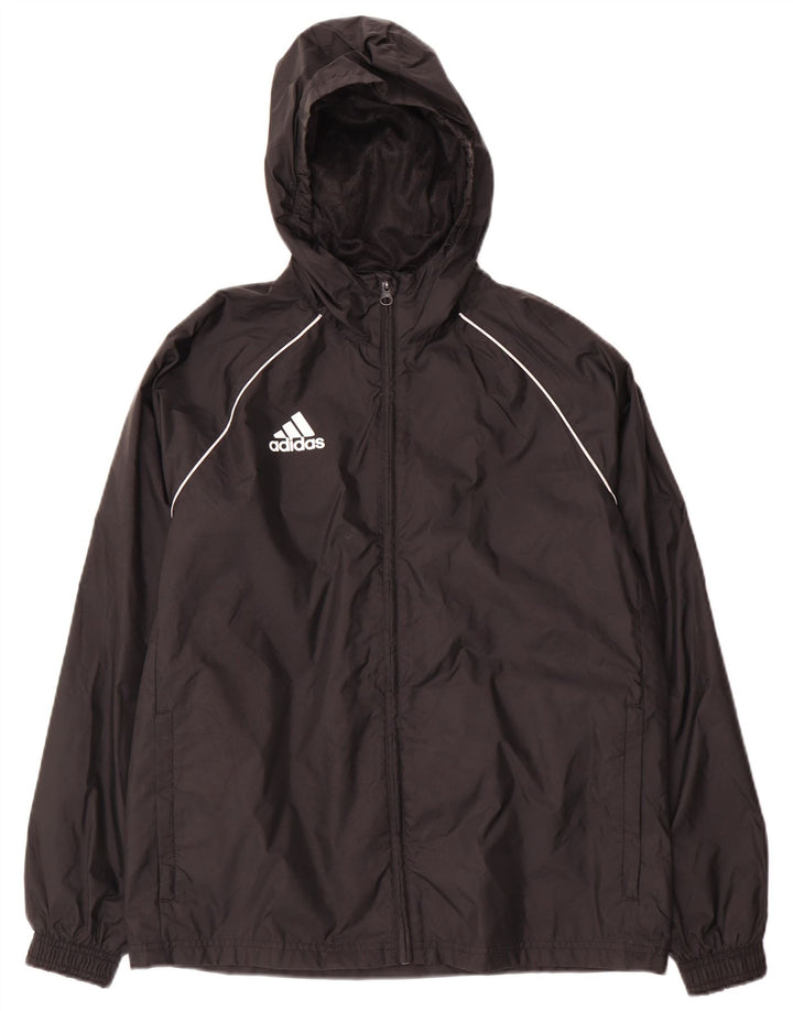 Chłopięca bluza dresowa z kapturem Adidas 13-14 lat Czarny poliester