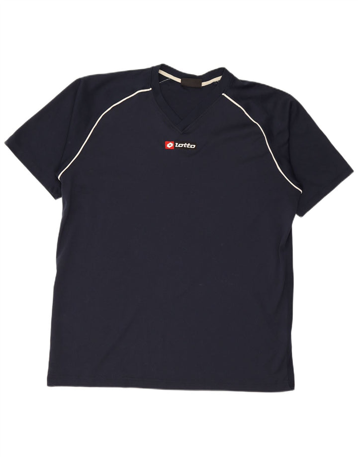 Koszulka męska Lotto Top 2XL Granatowy poliester