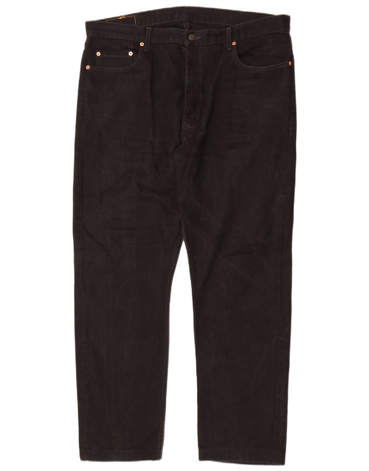 Męskie jeansy Levi's 615 Straight W40 L31 Czarna bawełna