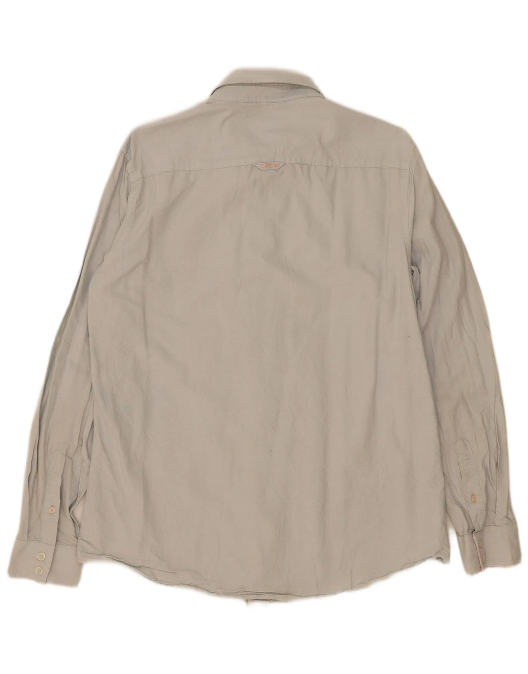 Crew Clothing Męska koszula slim fit, duża, niebieska, bawełniana