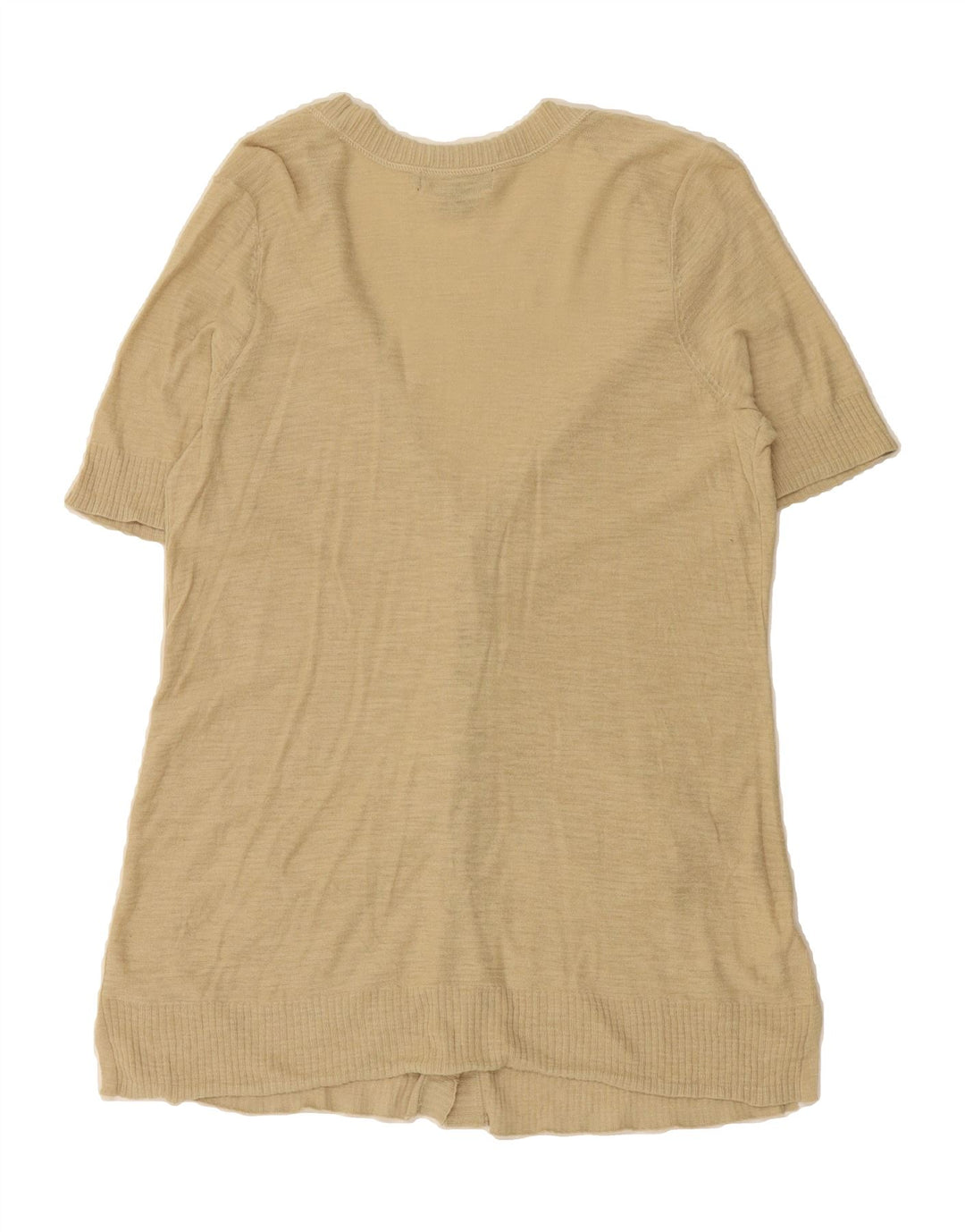 EDDIE BAUER Womens Longline Cardigan Sweater UK 16 Large Beige Vintage Eddie Bauer and Second-Hand Eddie Bauer from Messina Hembry 