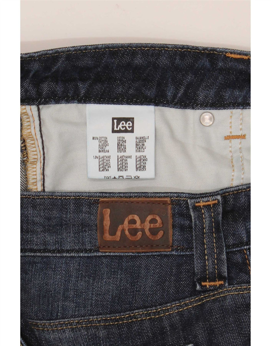 Damskie jeansy Lee Marion Bootcut W30 L28 Granatowe, bawełniane