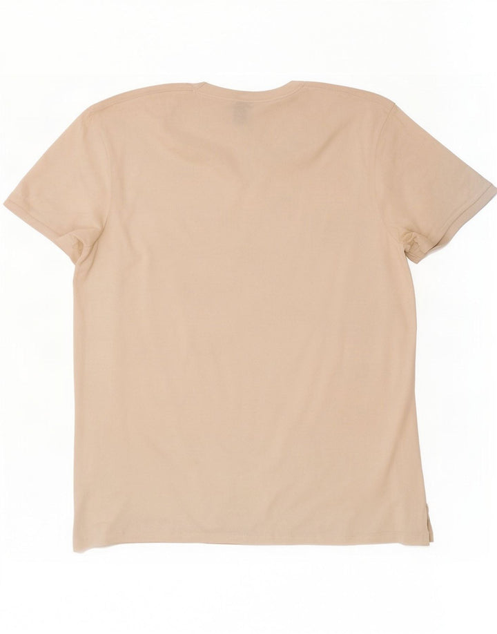 T-shirt męski Zara Top średni beż