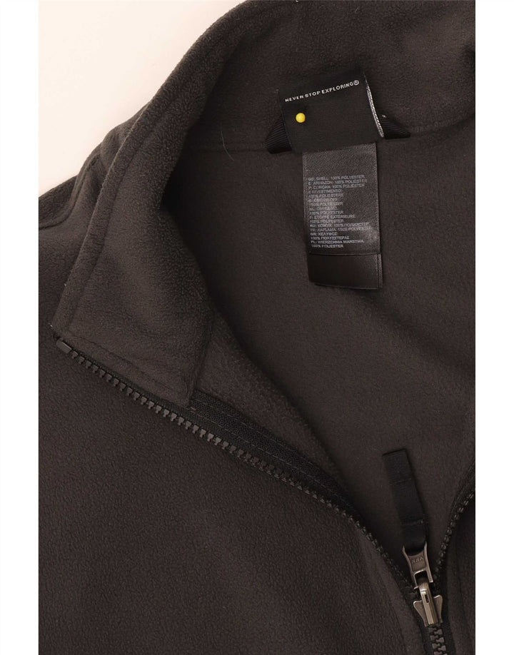 Chłopięca kurtka polarowa The North Face na 11-12 lat, duża, szara, z poliestru