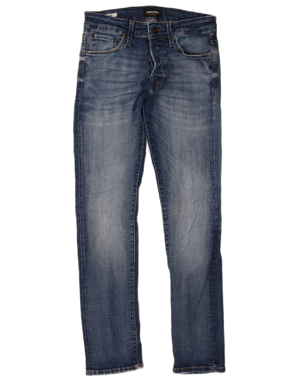 Męskie jeansy Jack & Jones GLENN Slim W28 L30 Niebieska bawełna