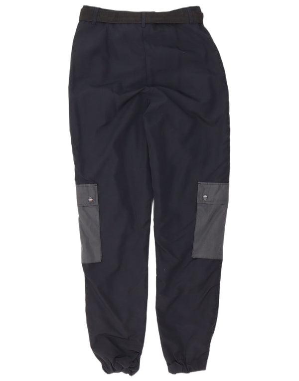 Spodnie damskie Ellesse Joggers Cargo UK 8 Small Black Colorblock Nylon