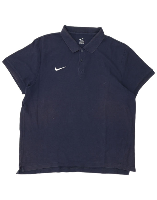 Męska koszulka polo Nike 2XL, granatowa, bawełniana