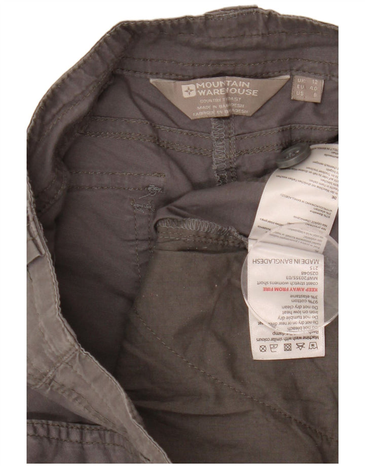 Damskie spodenki chino Mountain Warehouse UK 12 Medium W32, szara bawełna