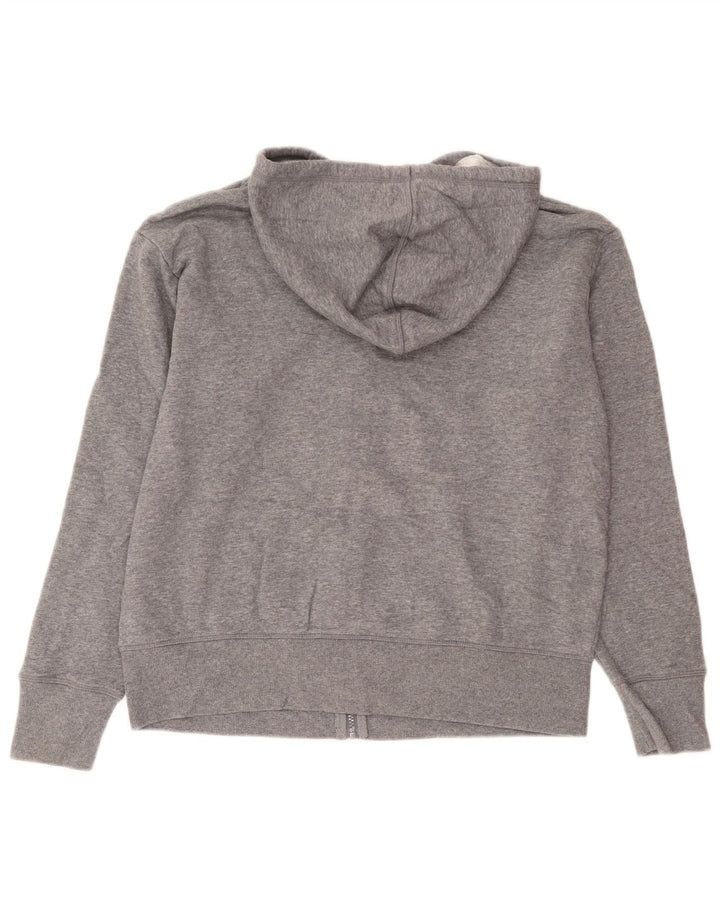 Męski sweter z kapturem i zamkiem błyskawicznym Reebok, duży, szary, bawełniany