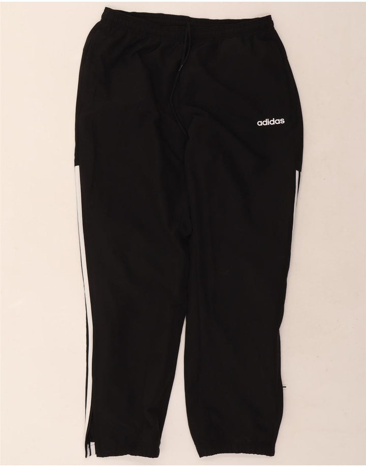Adidas Męskie spodnie dresowe Joggery, duże, czarne, poliestrowe