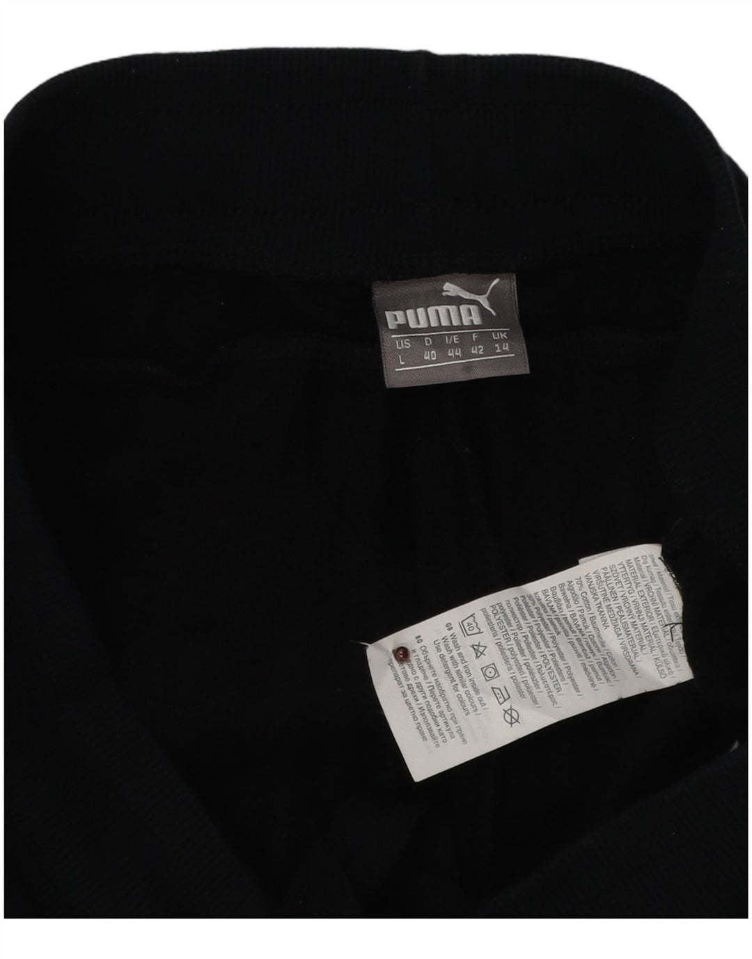 Damskie spodnie dresowe PUMA Joggers UK 14, duże, granatowe, bawełniane