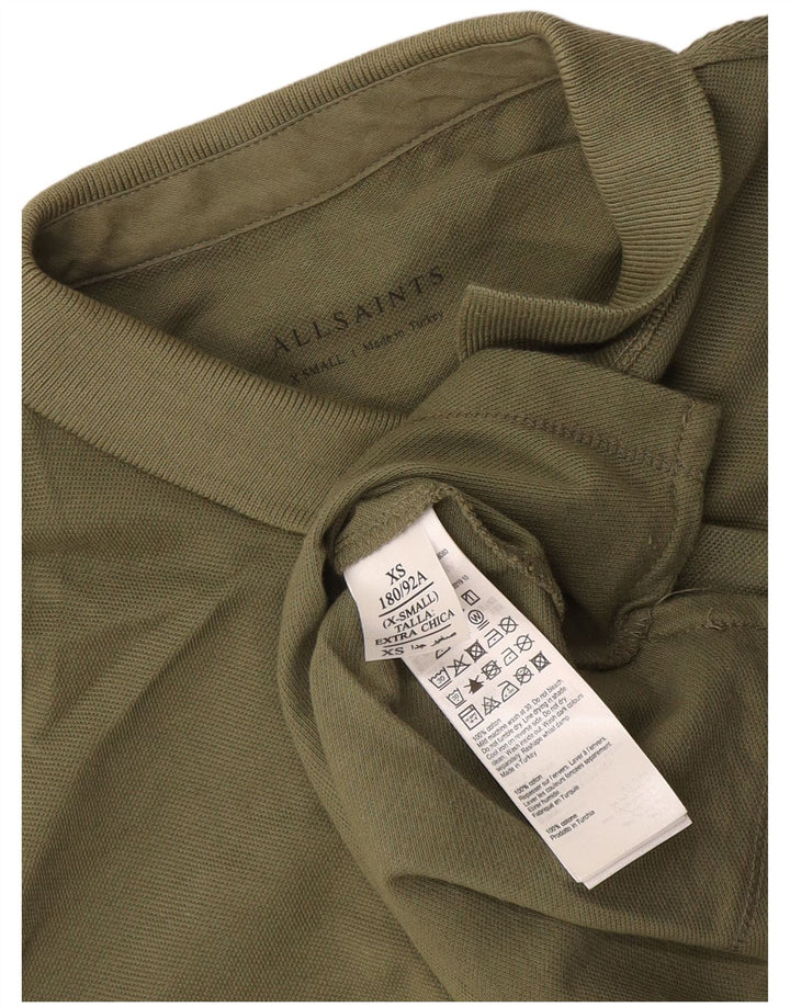 Męska koszulka polo All Saints XS, bawełniana khaki