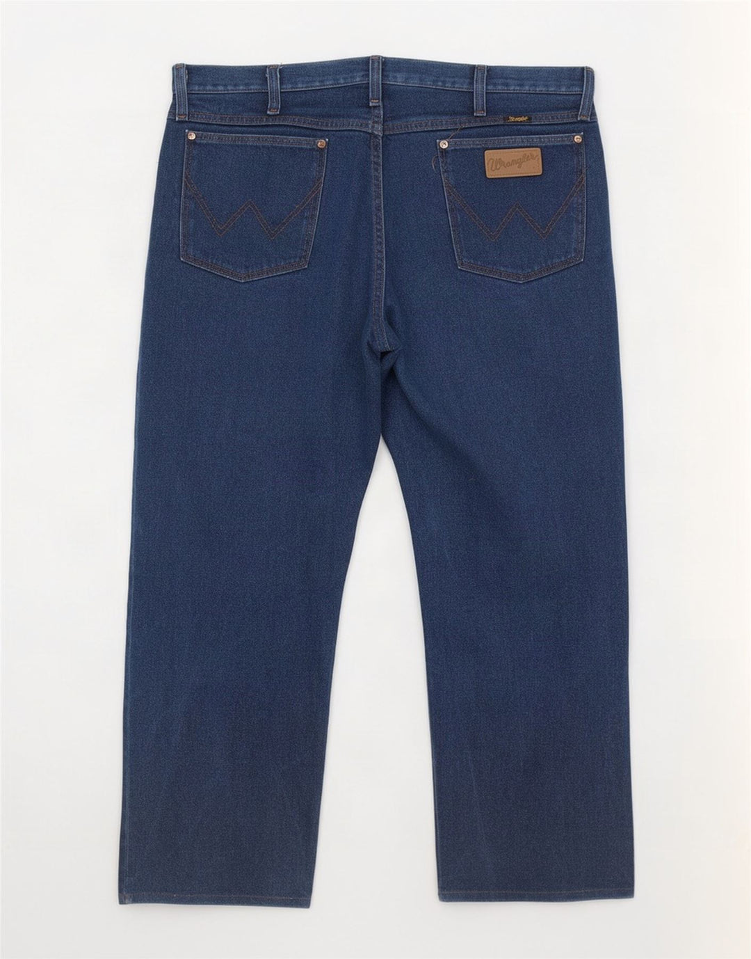Męskie proste dżinsy Wrangler W38 L26, granatowe, bawełniane
