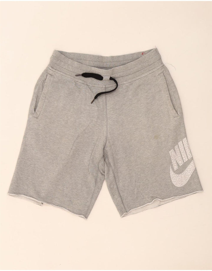 Męskie spodenki sportowe Nike Graphic, średnioszare, bawełniane