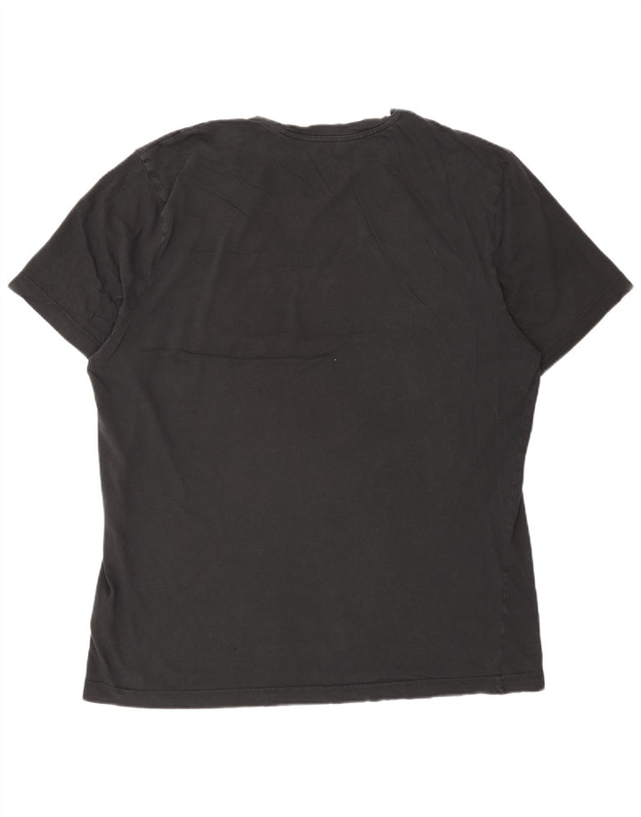 Męska koszulka Reebok z grafiką Top XL, czarna, bawełniana