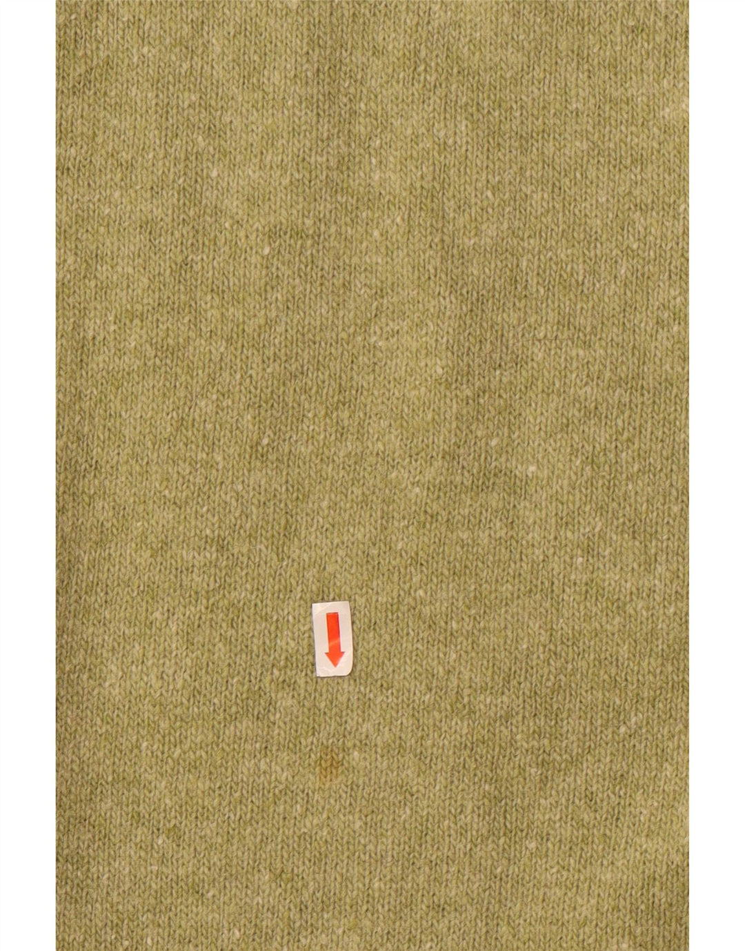 Vintage damska dzianinowa spódnica midi, średnia W28, zielona wełna