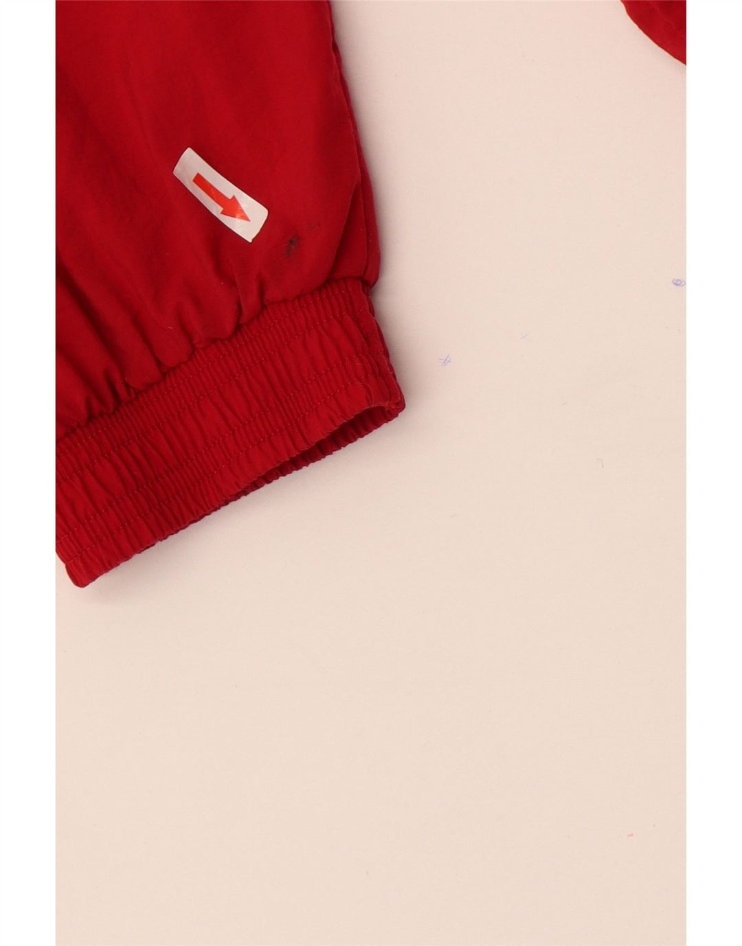 Męska kurtka dresowa Puma, duża, czerwona, z blokami kolorów, poliamid