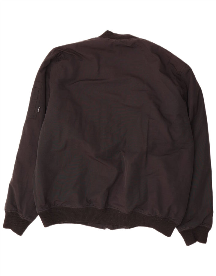 Męska kurtka bomberka HURLEY UK 44 2XL z czarnego nylonu