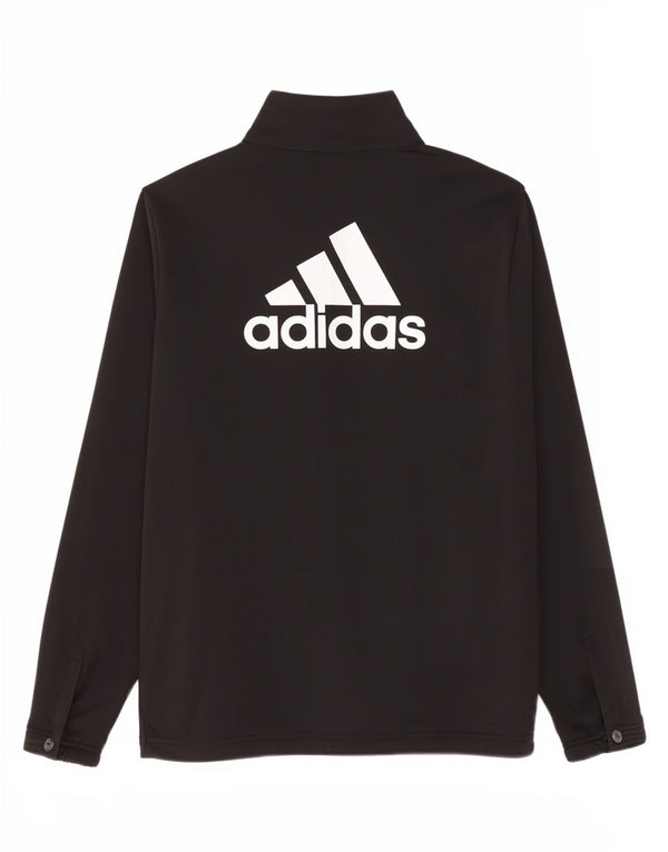Adidas Dziewczęca Graficzna Dresowa Topowa Kurtka 13-14 Lat Czarna Sportowa