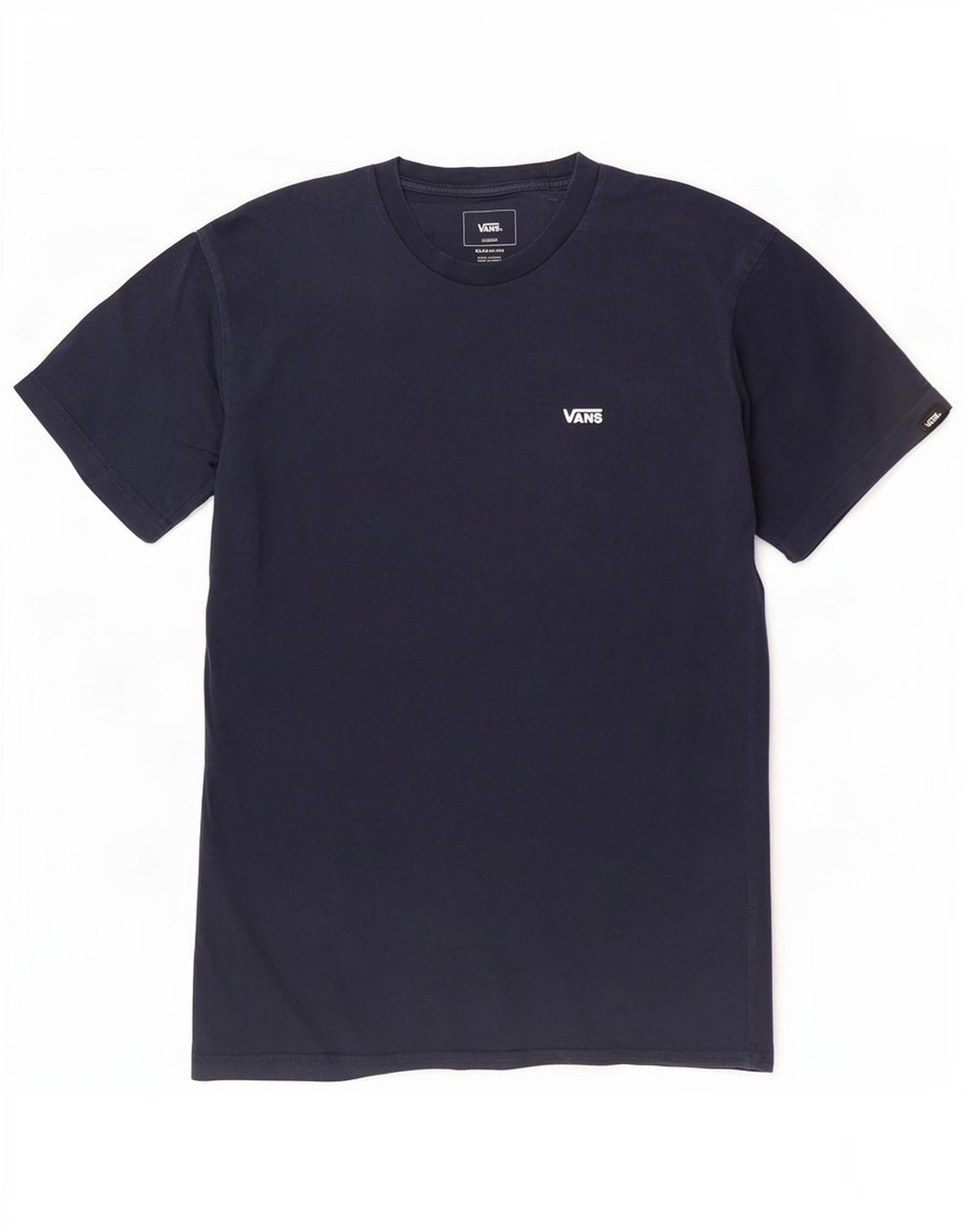 T-shirt męski Vans o klasycznym kroju, średni, granatowy, bawełniany