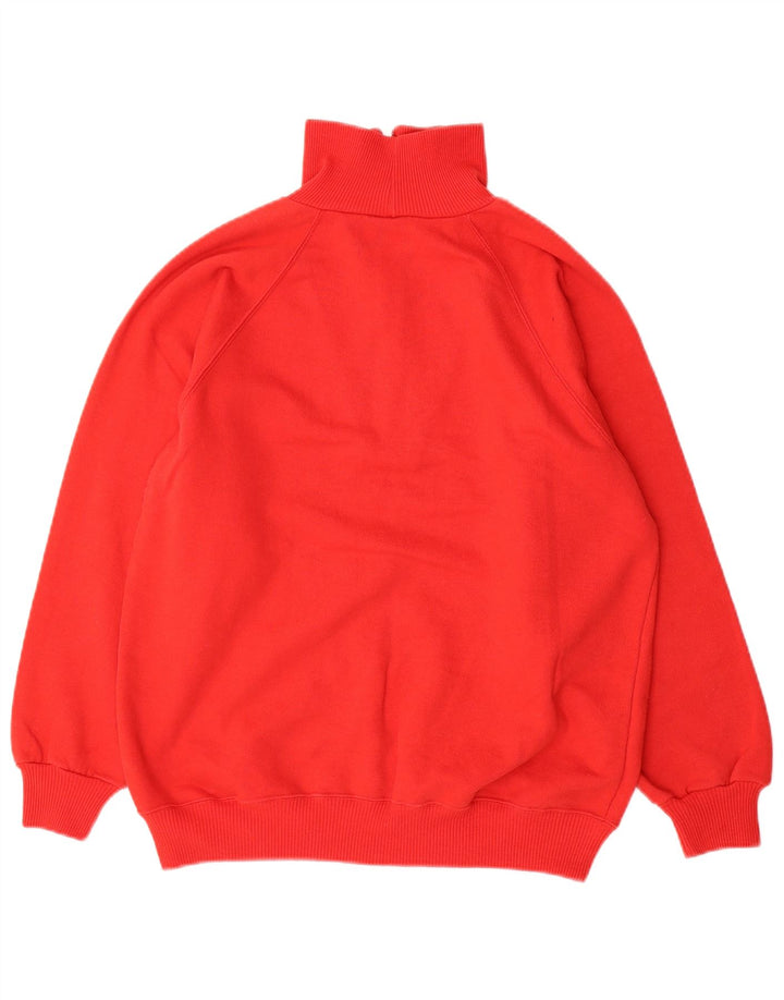 Damski sweter JOY z zamkiem błyskawicznym, UK 10, mały, czerwony, bawełniany