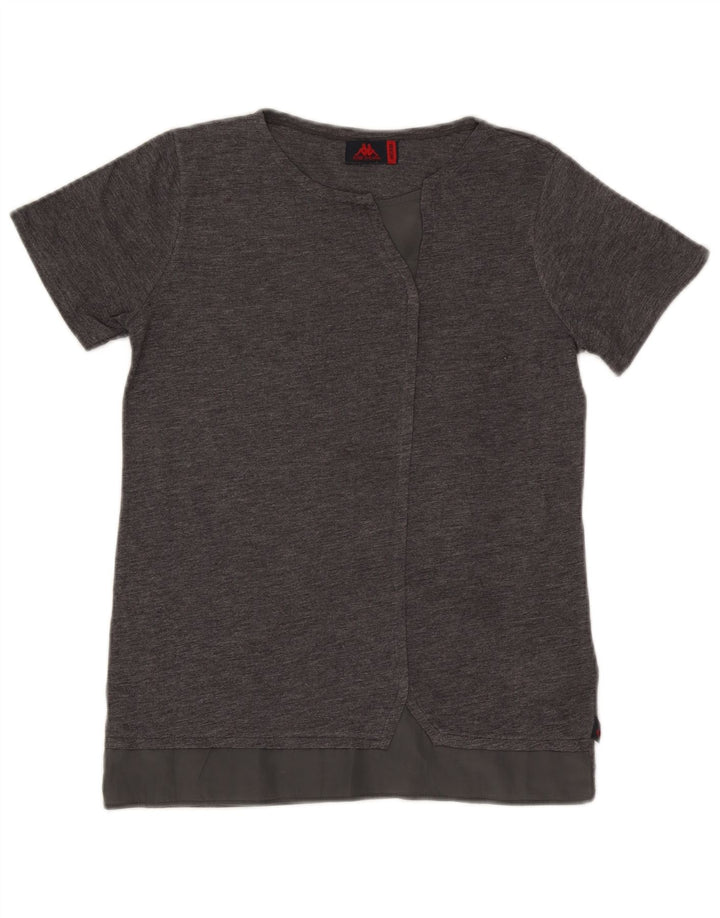 T-shirt damski Kappa Top UK 12 Średni szary poliester