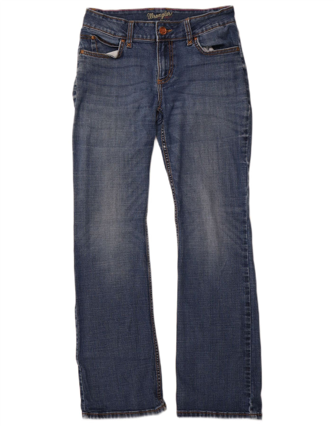 Damskie jeansy Bootcut WRANGLER US 3 Small W30 L32 Niebieskie, bawełniane