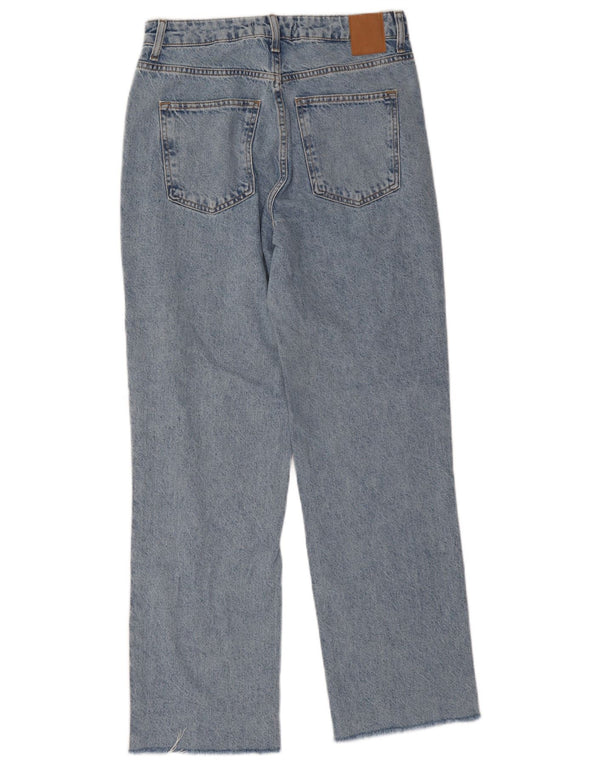 Damskie proste dżinsy Zara EU 38 Small W28 L29 Niebieskie bawełniane