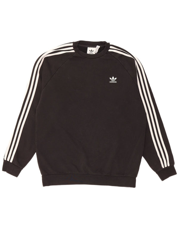 Męska bluza ADIDAS Sweter, średnia czarna, bawełniana