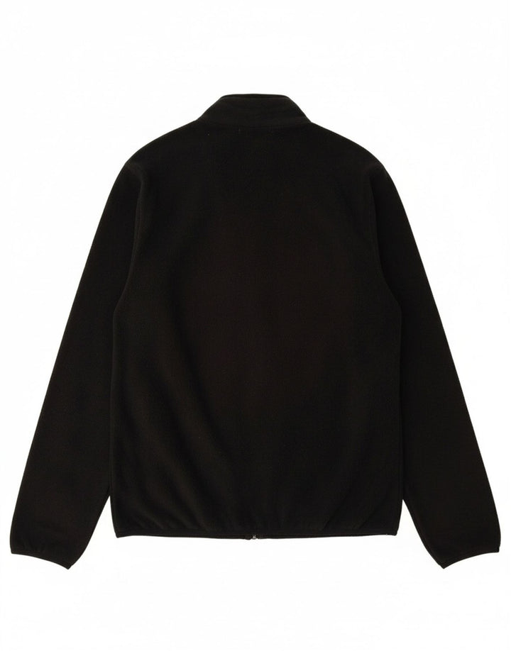 KAPPA Womens Fleece Jacket UK 20 2XL Black Polyester