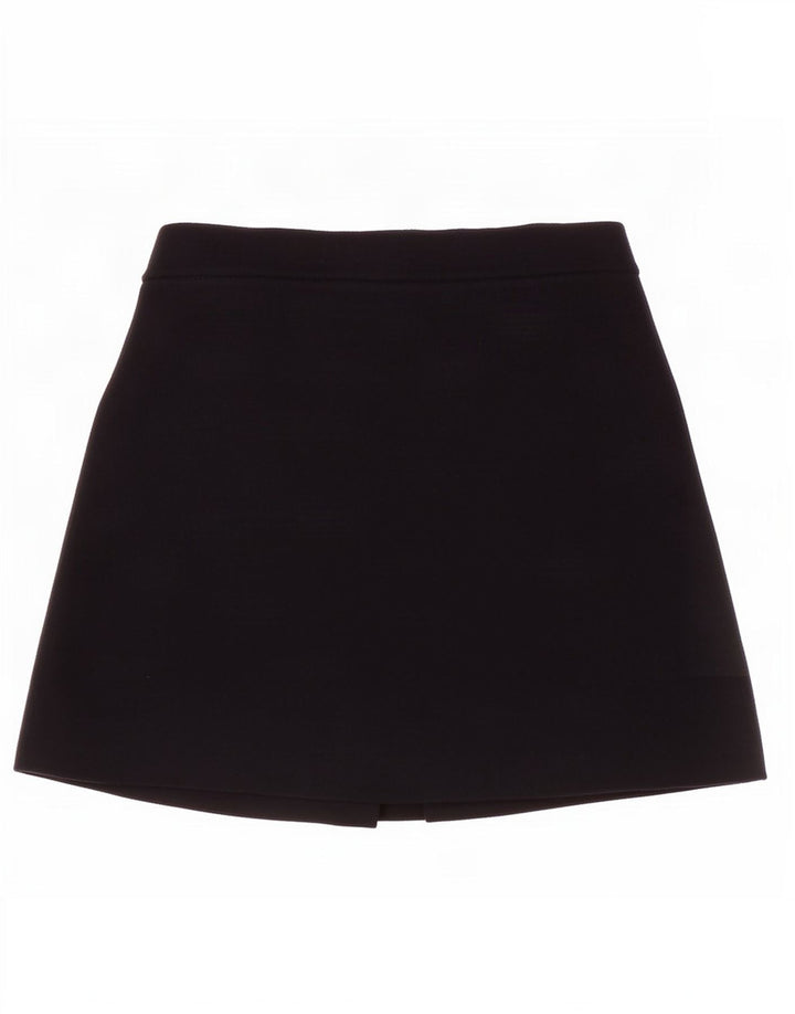 Spódnica mini damska Zara mała W26 czarna wiskoza